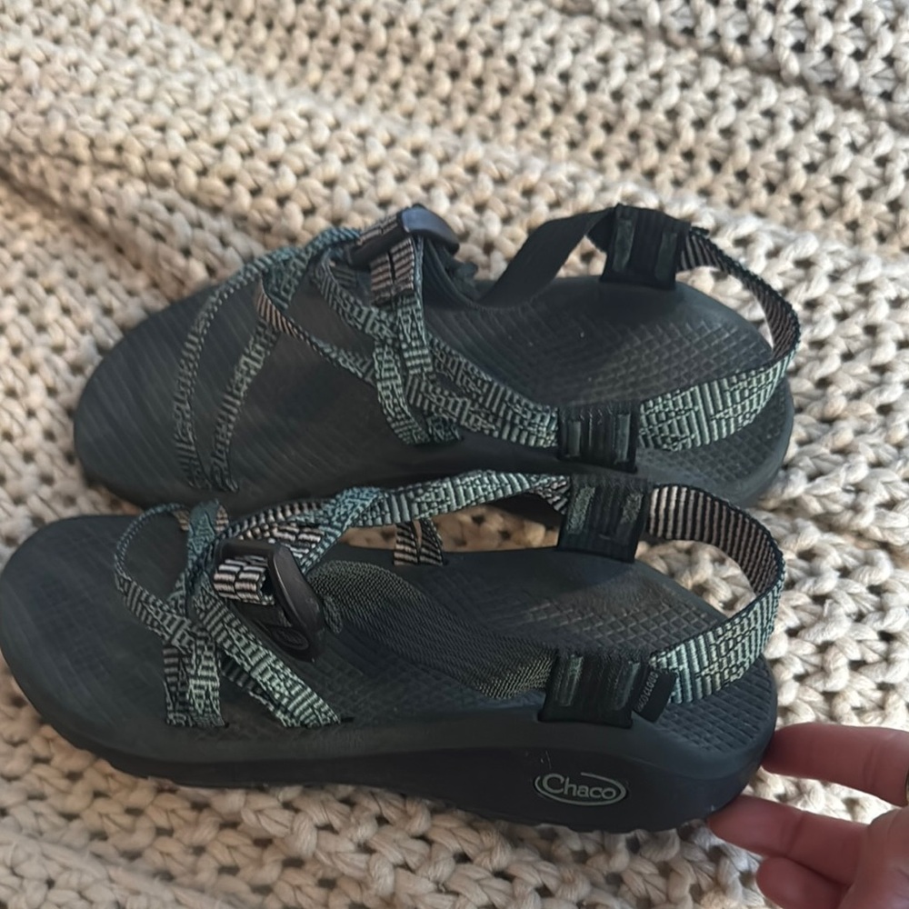 Chaco Green Strappy Sandals